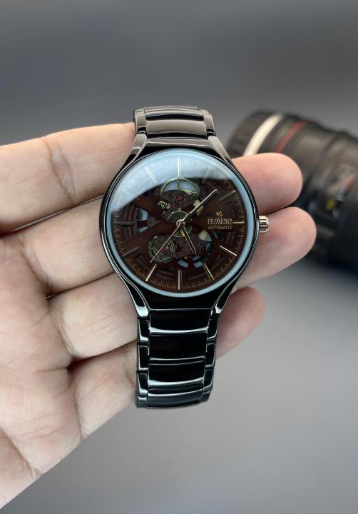 Rado True Round Automatic Open Heart (Brown)