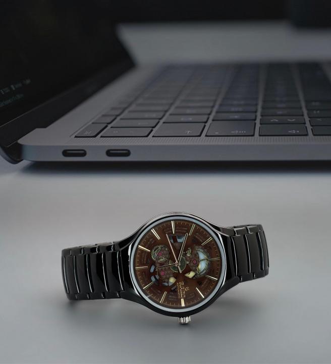 Rado True Round Automatic Open Heart (Brown)