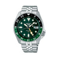Seiko 5 Sports Automatic GMT Watch with Green Dial