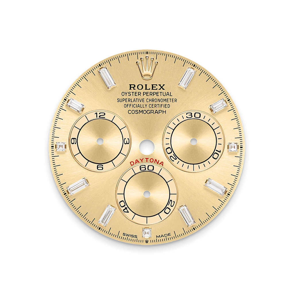 Rolex Cosmograph Daytona Oyster, 40 mm, yellow gold and diamonds