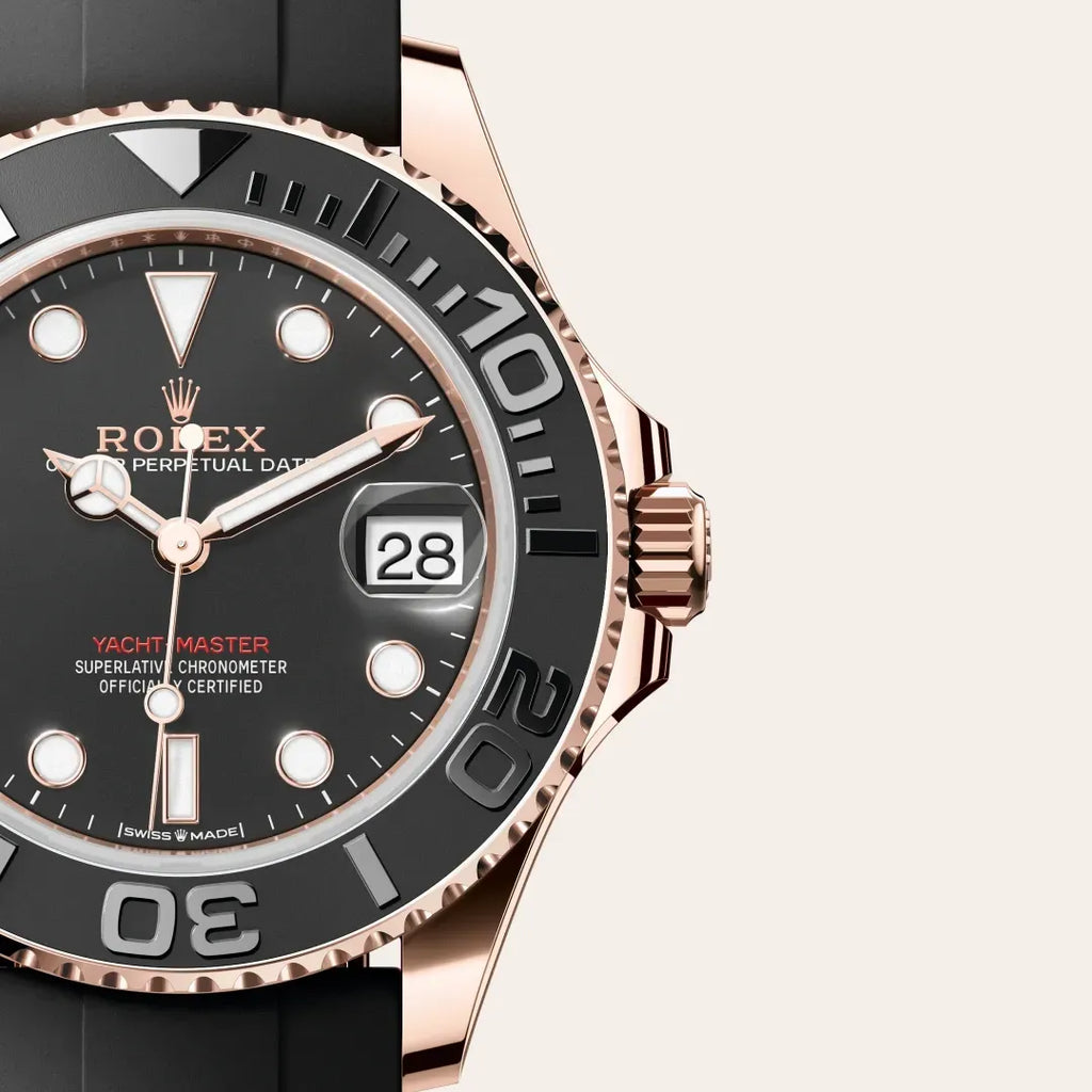 ROLEX YACHT MASTER OYSTER FLEX (GOLD BLACK)