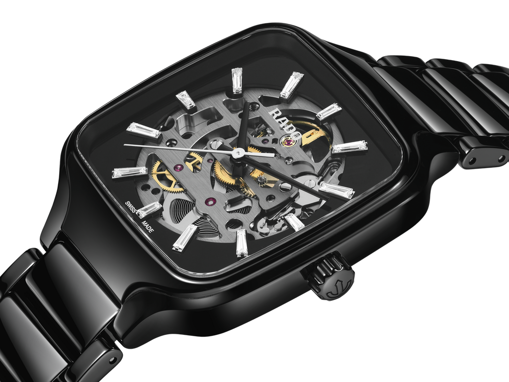 RADO True Square Automatic Open Heart (BLACK)