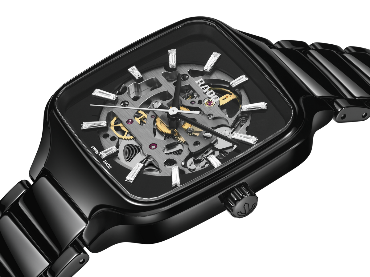 RADO True Square Automatic Open Heart (BLACK)
