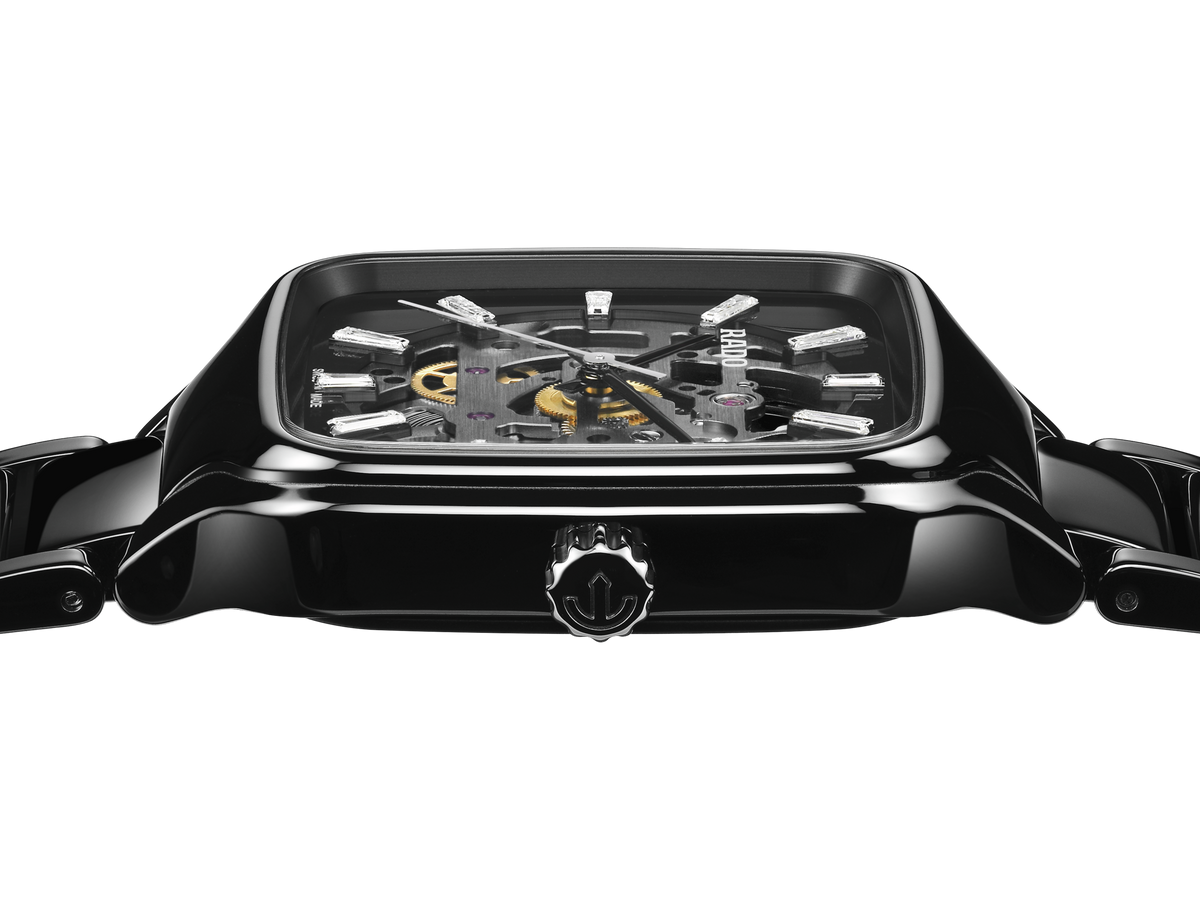 RADO True Square Automatic Open Heart (BLACK)