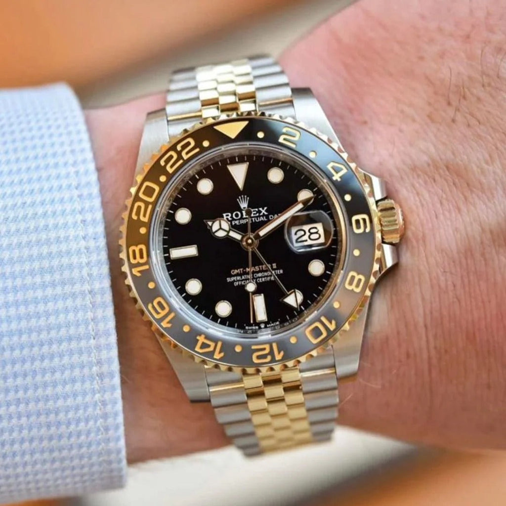 Rolex GMT-Master II Oyster, 40 mm, Oystersteel and yellow gold
