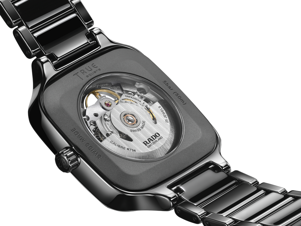 RADO True Square Automatic Open Heart (BLACK)