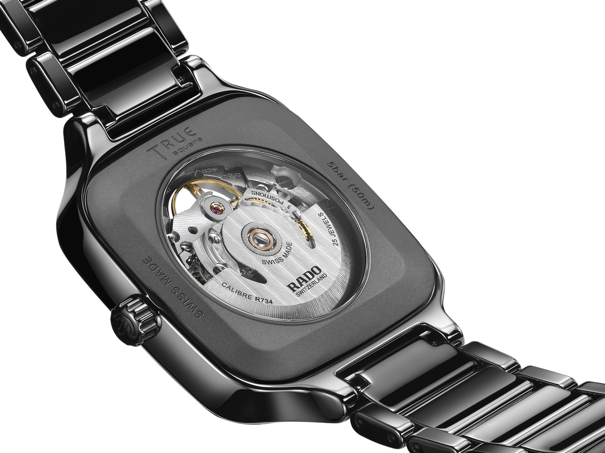 RADO True Square Automatic Open Heart (BLACK)