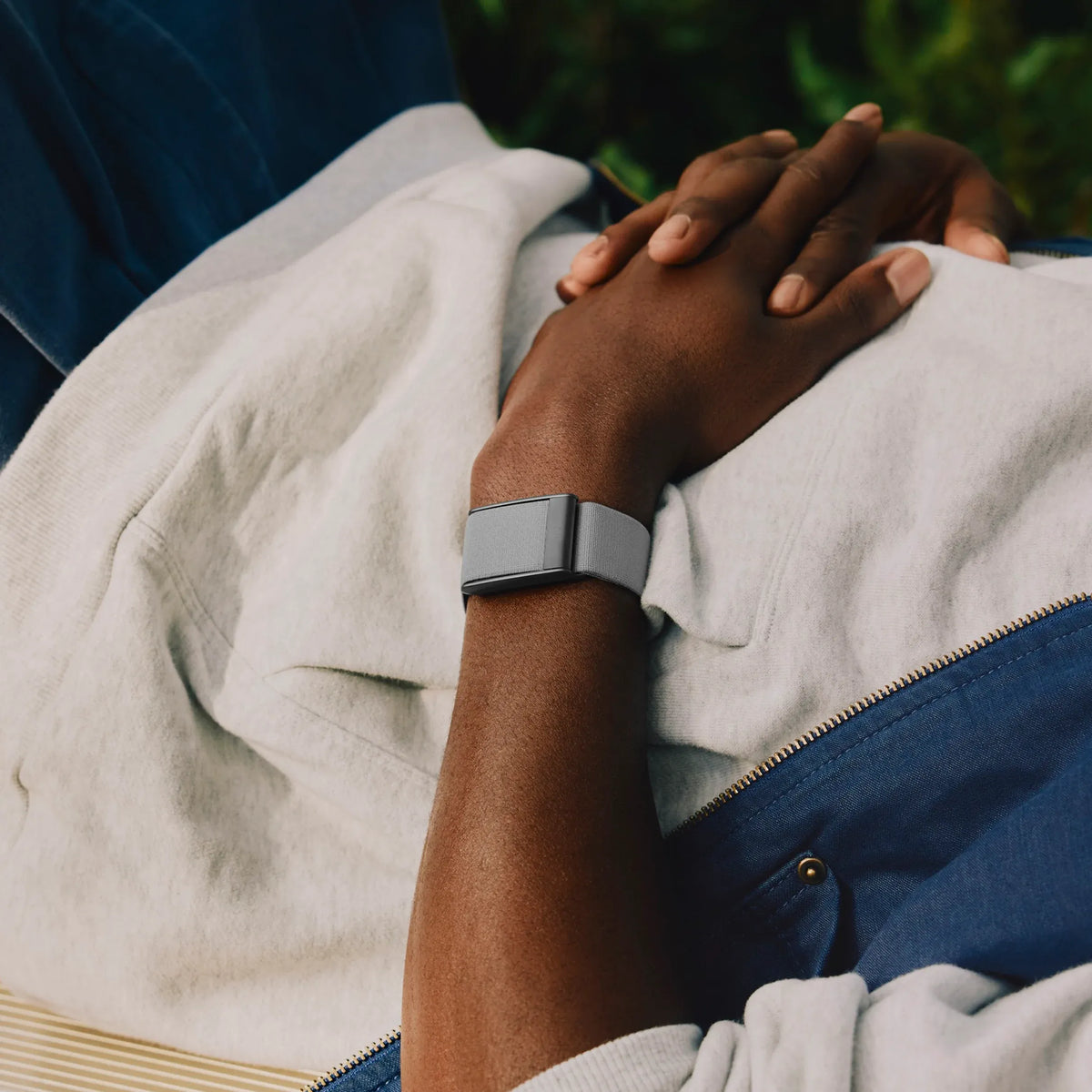 5.0 WHOOP – Band Ash Grey (12 Months Subscription Included)