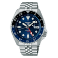 Seiko Men's Mikan 5 Sports Analog Watch (Blue, GMT)