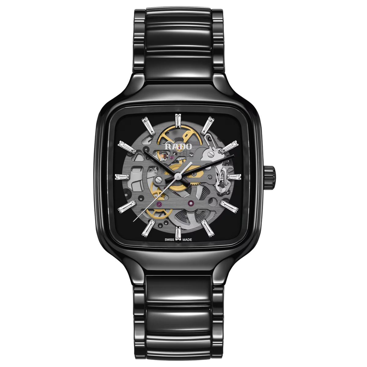 RADO True Square Automatic Open Heart (BLACK)
