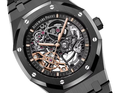 AP Royal Oak Double Balance Wheel Openworked (Black)