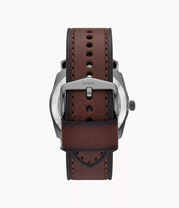 FOSSIL MACHINE AUTOMATIC BROWN LEATHER - Image 2