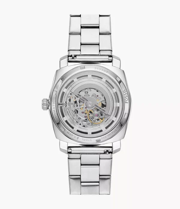FOSSIL MACHINE AUTOMATIC SILVER STAINLESS STEEL - Image 4