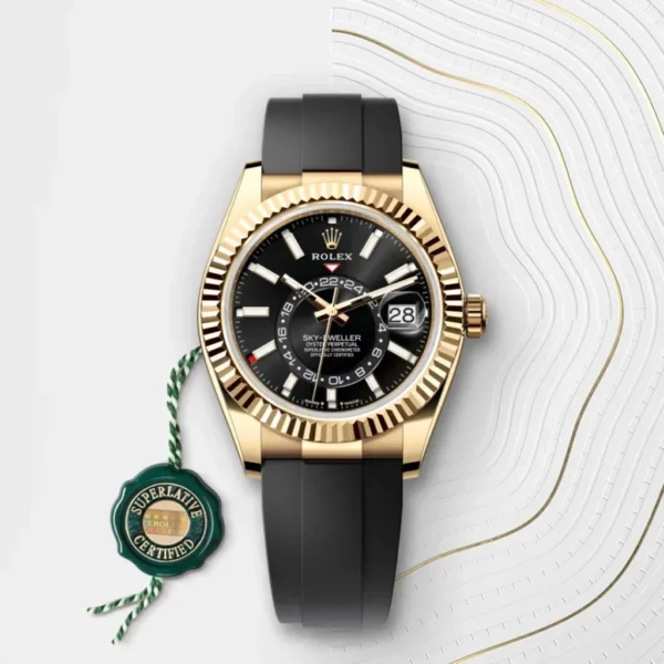 Rolex Sky-Dweller Oyster, 42 mm, yellow gold - Image 12