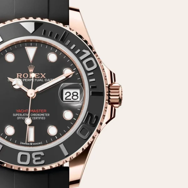 ROLEX YACHT MASTER OYSTER FLEX (GOLD BLACK) - Image 18