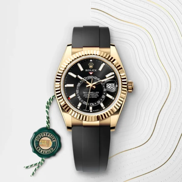 Rolex Sky-Dweller Oyster, 42 mm, yellow gold - Image 5