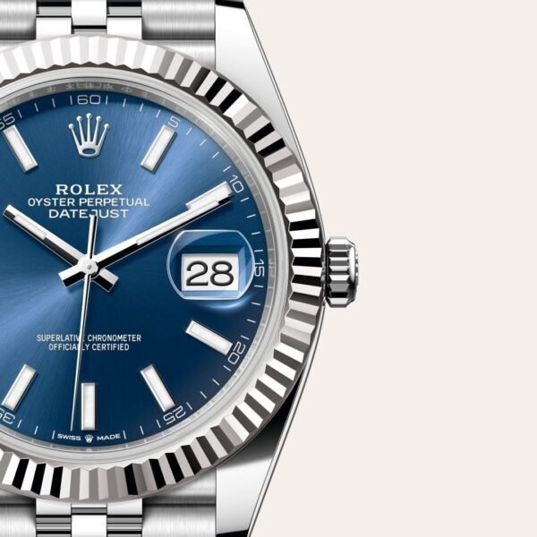 Rolex Datejust Oyster, 41mm, Oystersteel and white gold - Image 5