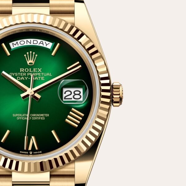 ROLEX DAY DATE (GOLD - GREEN) - MS DHONI - Image 9