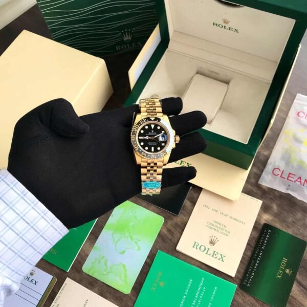 ROLEX SUBMARINER DATE (GOLD)-Master Style Watch – Premium Yellow Gold Look - Image 6