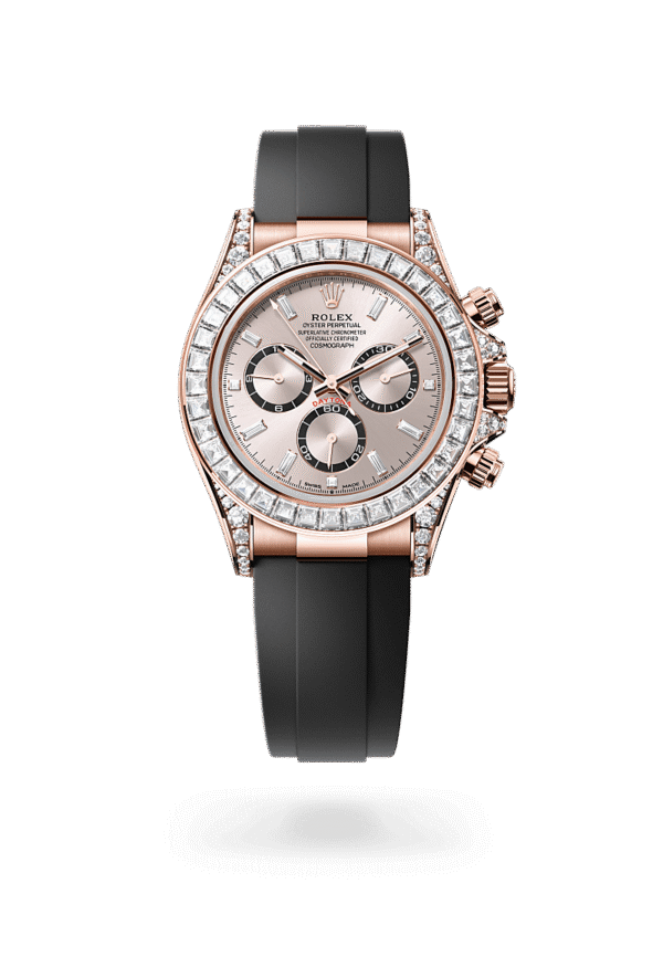Rolex Cosmograph Daytona Oyster, 40 mm, Everose gold and diamonds