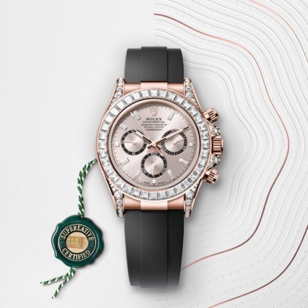 Rolex Cosmograph Daytona Oyster, 40 mm, Everose gold and diamonds - Image 9