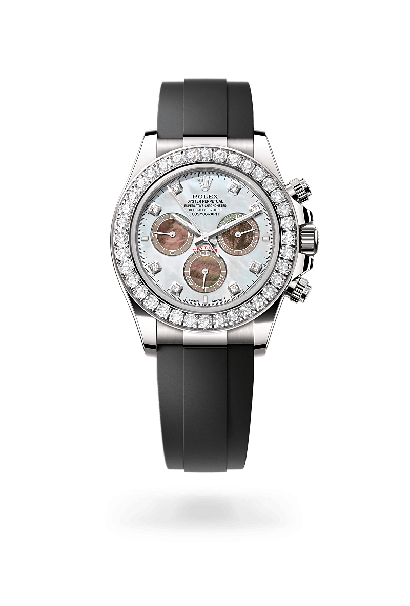 Rolex Cosmograph Daytona Oyster, 40 mm, white gold and diamonds - Image 2