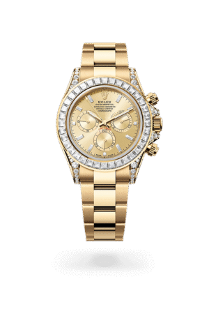 Rolex Cosmograph Daytona Oyster, 40 mm, yellow gold and diamonds