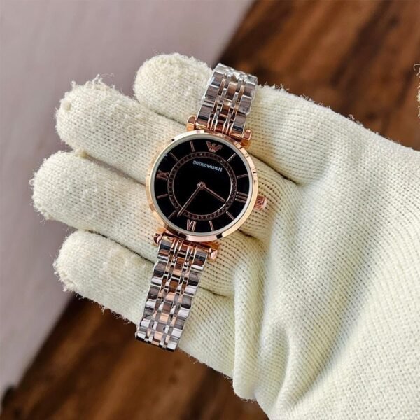 Armani Dualtone Grey Dial Ladies Watch - Image 2