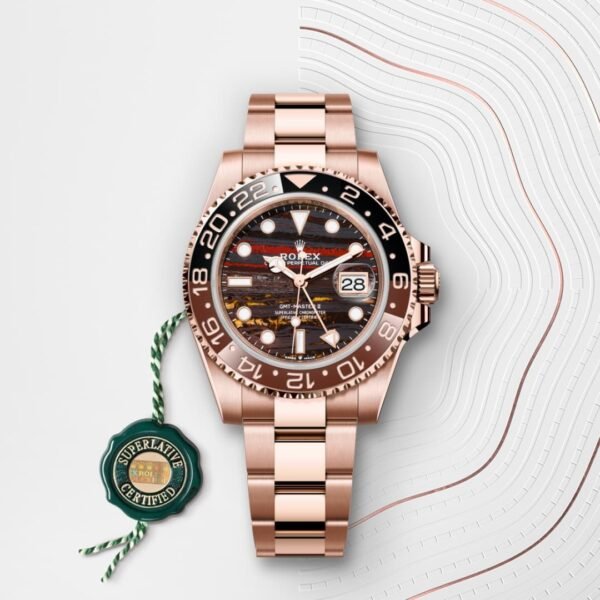 Rolex GMT-Master II Oyster, 40 mm, Everose gold - Image 4