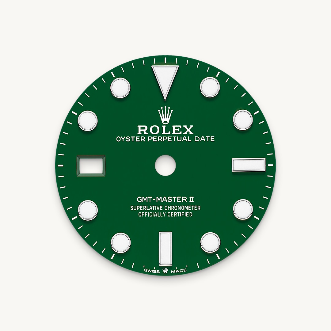 Rolex GMT-Master II Oyster, 40 mm, white gold Green - Image 5