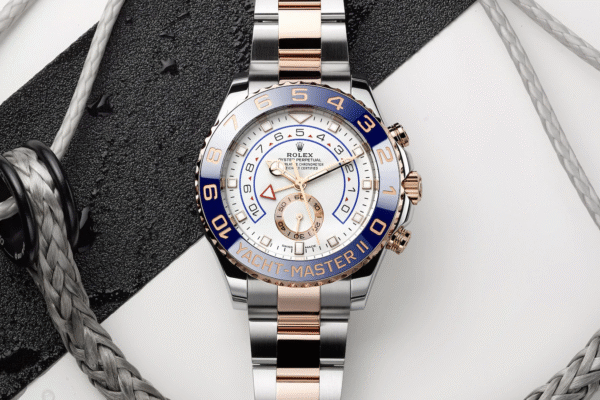 Rolex Yacht-Master II, Stainless Steel and 18k Everose Gold, 44mm - Image 5