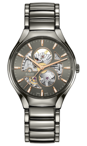 RADO TRUE ROUND AUTOMATIC OPEN HEART – SILVER BLACK