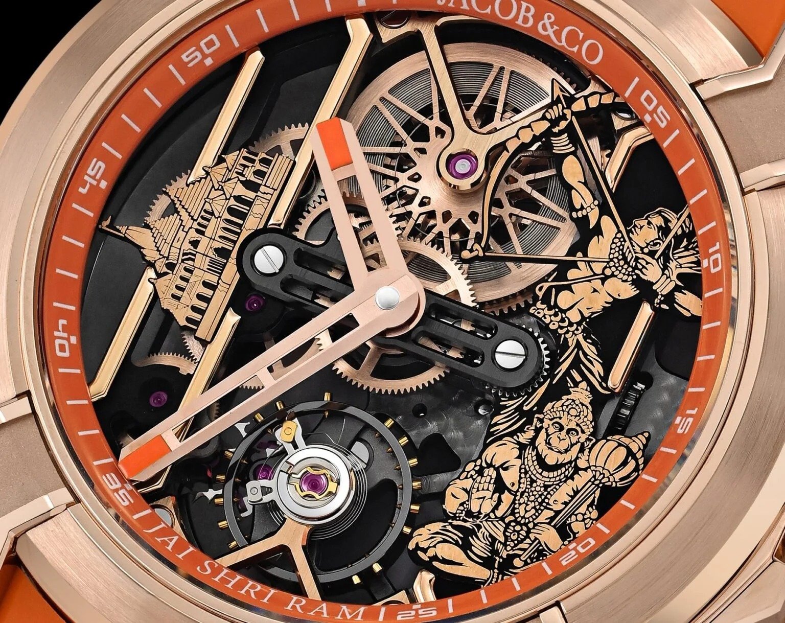 Jacob & Co – Ram Janmabhoomi Rose Gold Special Edition - Image 4